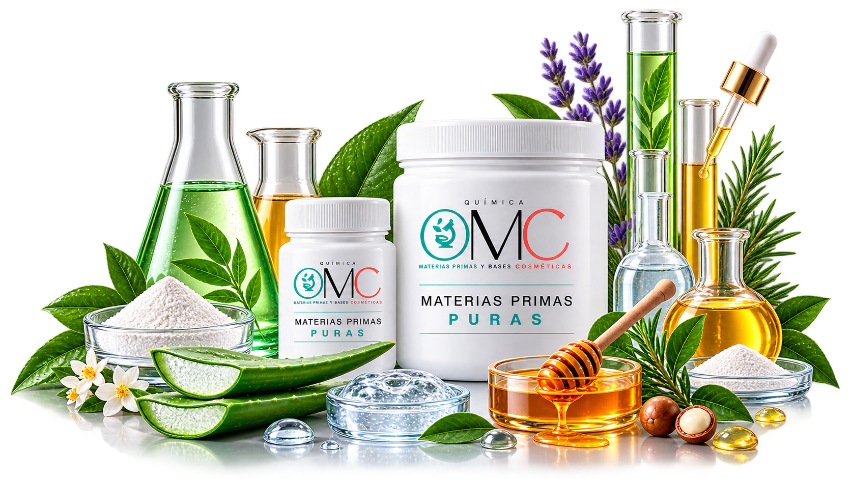 Química OMC materias primas, bases cosméticas, activos, extractos, aceites y pigmentos para formulación cosmética