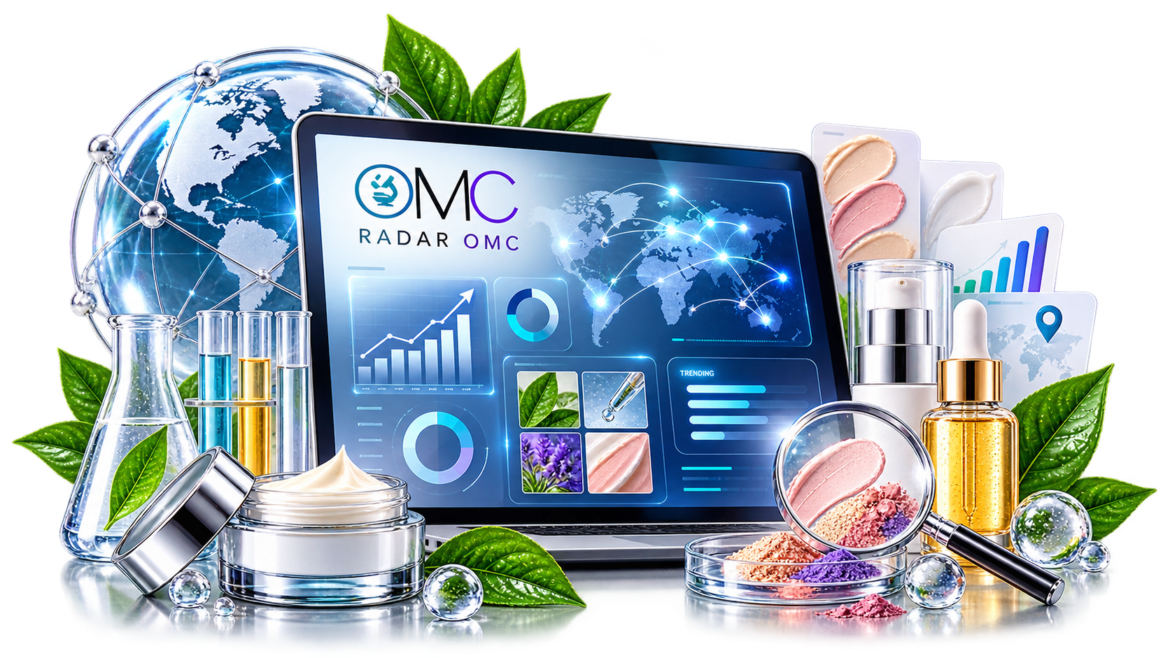 Radar OMC tendencias, noticias, innovación, ingredientes y conocimiento de la industria cosmética