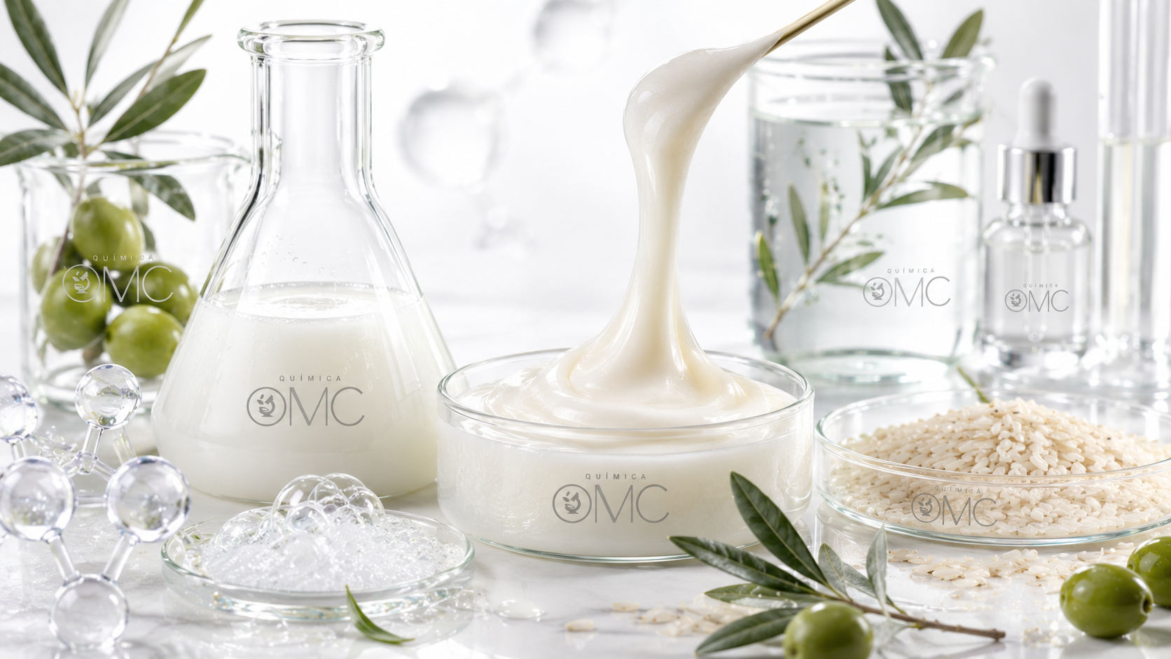 AquaPea Rice Creamer, transición de líquido a crema espesa