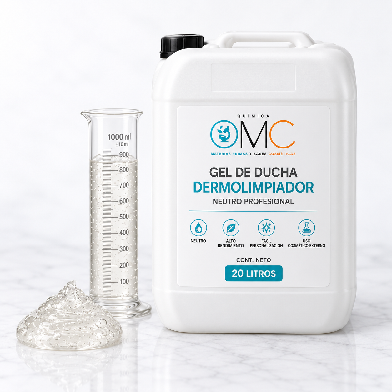 Base para gel de ducha dermolimpiador