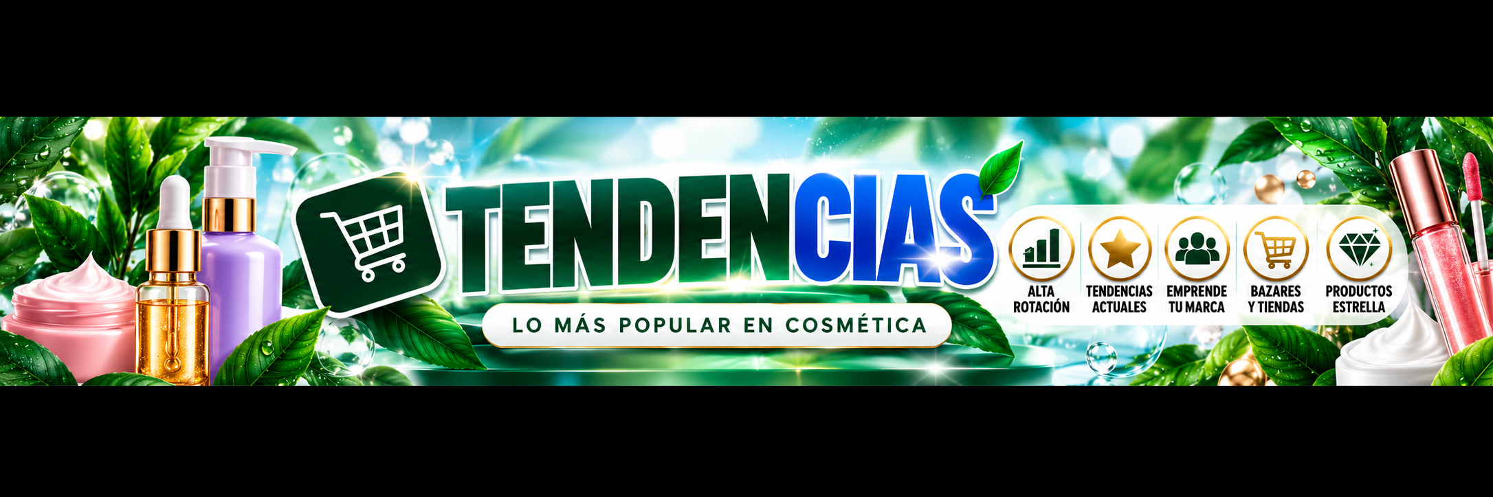 Tendencias · alta rotación, productos comerciales, bazares, distribuidores y emprendedores